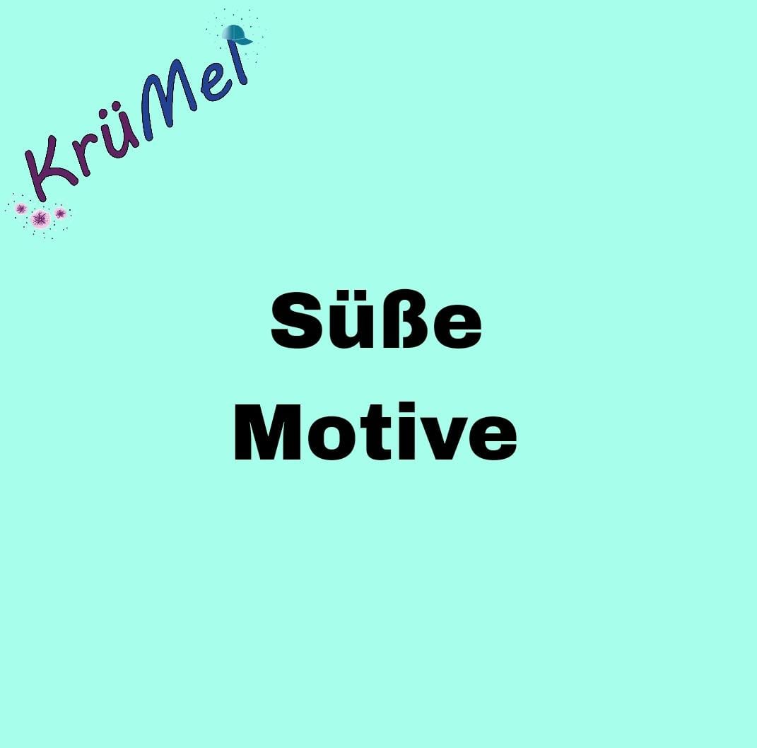 Bügelbilder Süß
