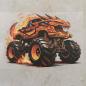 Preview: Bügelbild Monstertruck Drache
