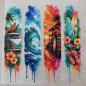 Preview: Bügelbild Surf-Motiv