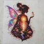 Preview: Bügelbild Feensilhouette Schmetterling
