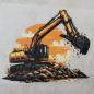 Preview: Bügelbild Bagger auf Sandberg