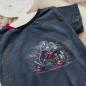 Preview: Bügelbild roter Biker