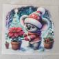 Preview: Bügelbild Koala am Weihnachtsstern