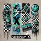 Preview: Bügelbild Generation X