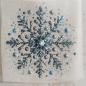 Preview: Bügelbild blaue Schneeflocke