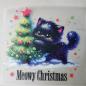 Preview: Bügelbild Meowy Christmas