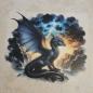 Preview: Bügelbild Sturmdrache hell