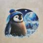 Preview: Bügelbild Arctic Moon Pinguin