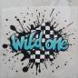 Preview: Bügelbild Grafittisplash wild one