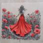 Preview: Bügelbild rote Lady