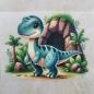 Preview: Bügelbild Dino Höhle