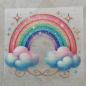 Preview: Bügelbild funkelnder Regenbogen