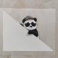 Preview: Bügelbild cooler Guck-Panda