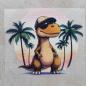 Preview: Bügelbild Sunset-T-Rex