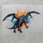 Preview: Bügelbild Geo-Drache