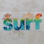 Preview: Bügelbild Schriftzug Surf