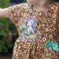 Preview: Bügelbild Mermaid-Unicorn auf Stein