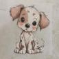 Preview: Bügelbild knuffiger Hund