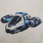 Preview: Bügelbild Polizei-Spaceshuttle