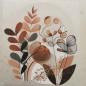 Preview: Bügelbild Retro-Blumen oval
