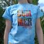 Preview: Bügelbild Summervibes Palmen dunkel