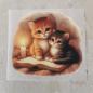 Preview: Bügelbild Lesezeit Katzen