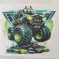 Preview: Bügelbild grüner Monstertruck Dreieck
