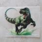 Preview: Bügelbild Big Dino grün (Streifen)