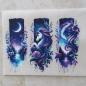 Preview: Bügelbild Unicorn purple Night