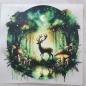 Preview: Bügelbild Hirsch Irrlichter