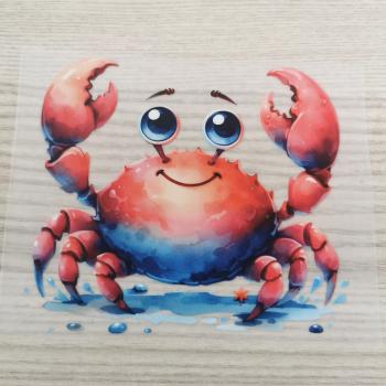 Bügelbild kleiner Krebs