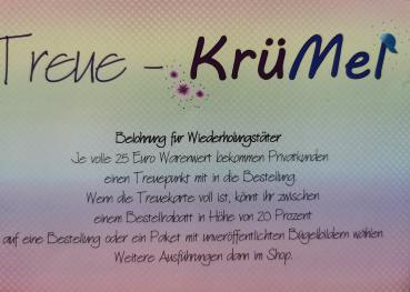 Treue-Krümelkarte