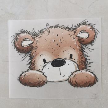 Bügelbild süßer Bärenkopf