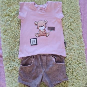 Preview: Bügelbild grimmiger Bär sitzend