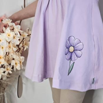 Preview: Bügelbild Blumenliebe lila