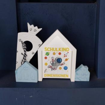 Preview: Bügelbild Schulkind neue Dimensionen