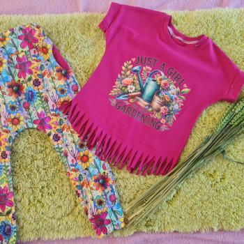 Preview: Bügelbild Gartenliebe (Girl)