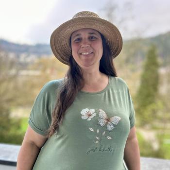 Preview: Bügelbild Einfach Atmen gold