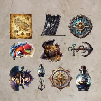 Bügelbild-Bundle Piraten