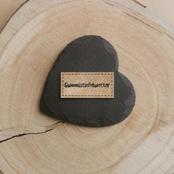 Label Gummistiefelwetter