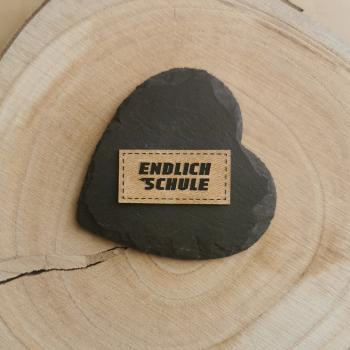 Label Endlich Schule Blitz