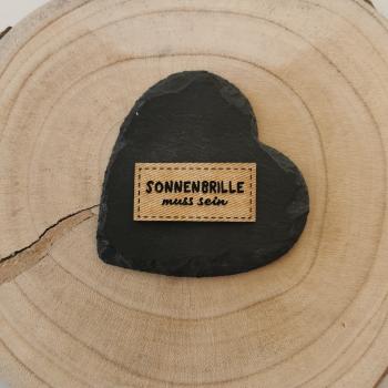 Label Sonnenbrille muss sein