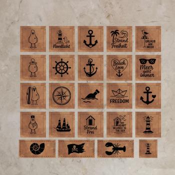 Bügelbild-Bundle Maritime Label