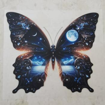 Bügelbild Nachtschmetterling Vollmond