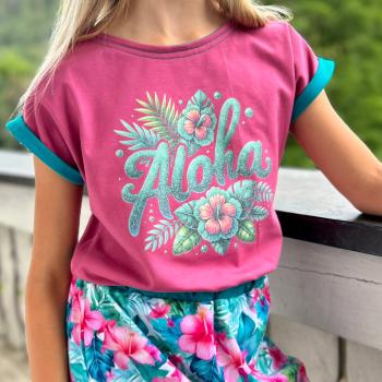 Preview: Bügelbild Schriftzug Aloha
