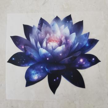 Bügelbild Galaxy-Dahlie