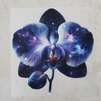 Bügelbild Galaxy-Orchidee