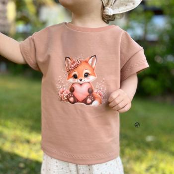 Preview: Bügelbild Herzfuchs