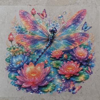 Bügelbild traumhafte Libelle