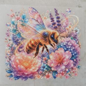Bügelbild traumhafte Biene